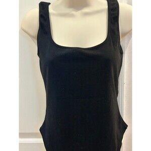Black Tank Bodysuit - M